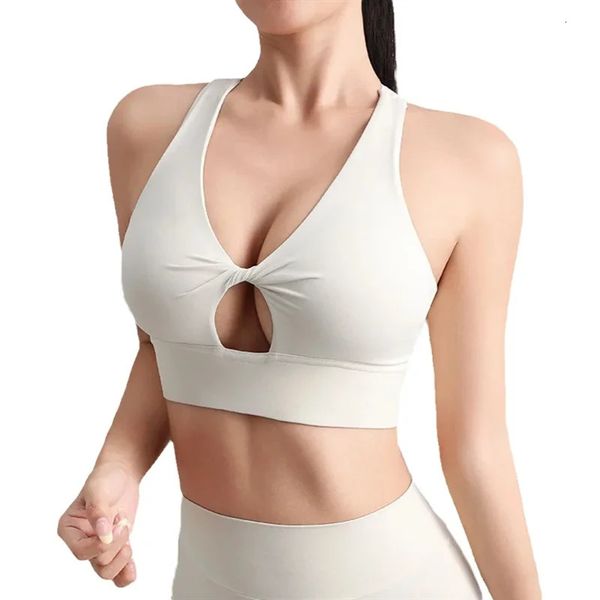 Dikişsiz Spor Salonu Sütyen Top Womens Fitness Bralette Yüksek Destek Eğitimi Top Yoga Tank Top Push Up eğitim sıkı iç çamaşırı 240430