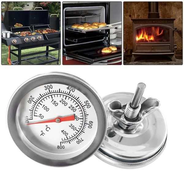 Griglie per barbecue termometri Termometro del forno barbecue carbone grill grill gauge cucina accessori barbecue per materiale metallico misurazione
