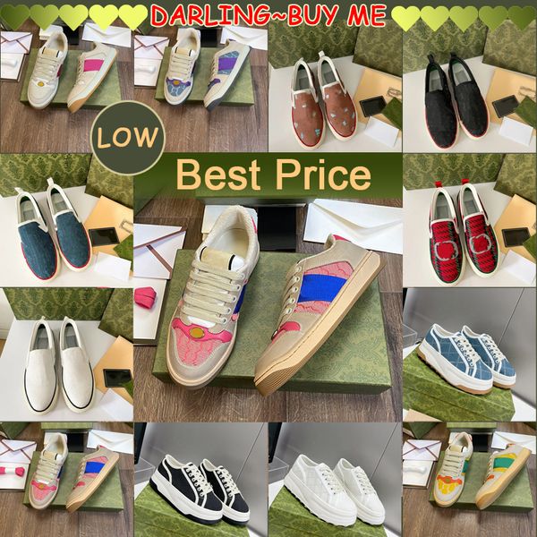 Designerinnen Women Casual Schuhe Italien Low-Cut High Top Letter hochwertiger Sneaker Beige Leinwand Tennisschuh Stoff Stoff Schuhe 2024