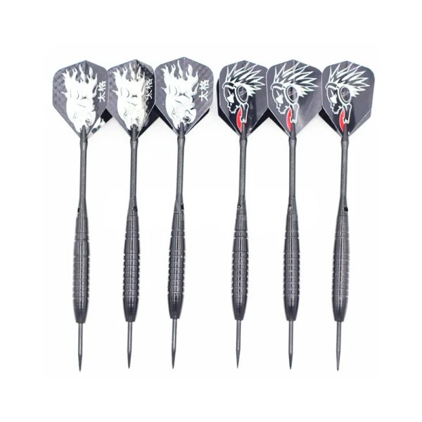 Darts 3pcs/лот 23 г/160 мм никелирующие дары Darts Harrow Point Wing Barrel Barrel Drart Set с пластиковым валом Darts+Laser Leaf