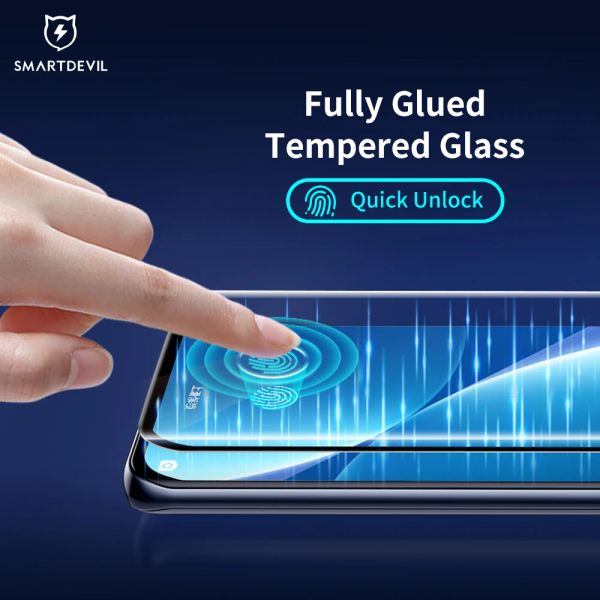 Защиты SmartDevil Полностью клейкие защитные экраны для Xiaomi Mi 12 13 Pro 12S Ultra 12x Mix4 Full Glue Glass HD Инструмент Quick Разблокировать