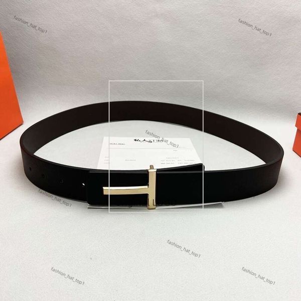 Cinture formali Tom Fords TF Welband New Men Women Cinks Designer Luxury Designer Big Abito Tusta Tanna Guida in pelle Belta di moda di alta qualità 4344