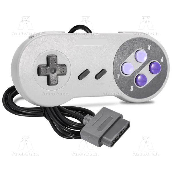 MICES SNES/SFC Classic Controller Wired GamePad Control 16bit Retro Entertainment System Video Video Game Gaming Acessórios Joypad