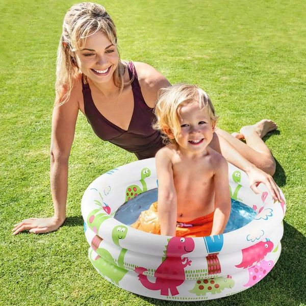 Anello da piscina per bambini Anello di nuoto multifunzionale bagno classico classico prato per bambini giocattolo d'acqua 240506