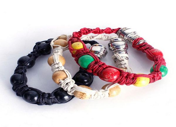 Novos tubos de fumaça de fumaça de pulseira portátil de metal jamaica rasta coloras de cachimbo para homem e mulheres8894488