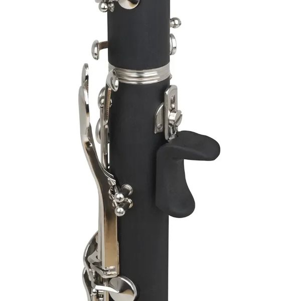 Resto de polegar de clarinete, alteração do descanso de dedão de clarinete de borracha por 1,5-3,5 mm (preto)