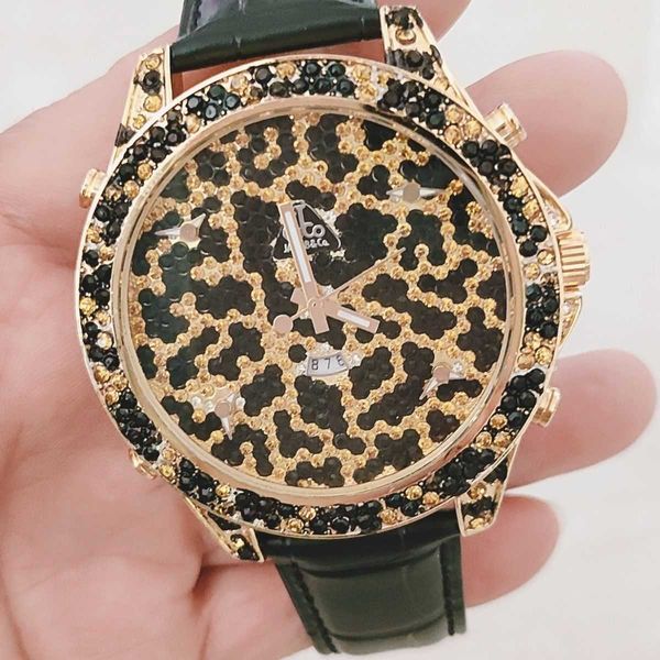 Designer Luxo Automático Mechanical Watch Jkco Leopardo Tcheca Full Sky Star Multi Funcional Mass non -mainstream Hiphop Hip Hop Belt Relógios