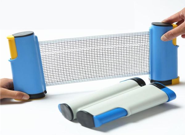 Tênis de mesa portátil rede em qualquer lugar de pingue -pongue retrátil Postagem de rede para qualquer mesa de exercício de academia em casa Equipamentos de exercícios 4 cores 2012259266145