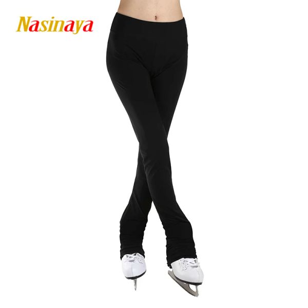 Ginástica calça de patinação artística de calça de patinação de figuras Tabana meninas adultas de crianças todas as cores sólidas