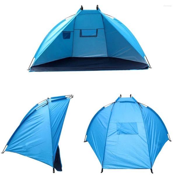 Tendas e abrigos ao ar livre tenda de sol acampando de grande estacas de proteção UV Proteção de ventilação UV Pesca portátil