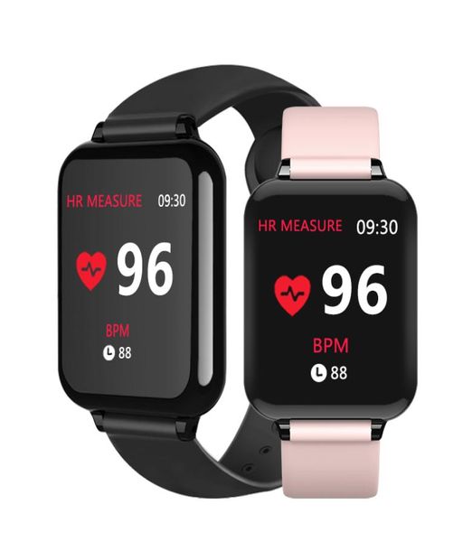 B57 Smart Watches Sports à prova d'água para iPhone Smartwatch Freqüência cardíaca Monitore funções de pressão arterial para homens homens Kid Smar3605993