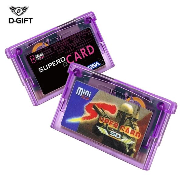 SPARTEDERS SUPERCARD CARD MINI Adattatore scheda SD per GB/GBA/SP per SP GBM IDS NDS NDSL GBASP Burning Card GBA Cartuccia GAME