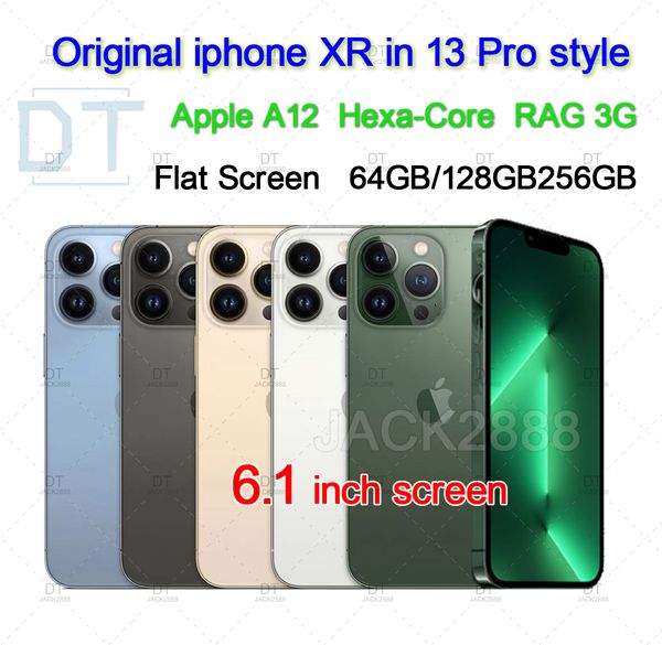 Renoviertes Original Unlocked OLED -Bildschirm iPhone XR in iPhone 13 Pro Handystil Apple iPhone 13pro Ram 3GB ROM 64 GB/128 GB/256 GB Mobiltelefon