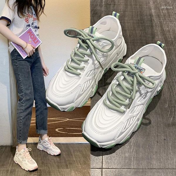 Fitness Shoes White Sneakers Mesh Women's Summer 2024 Womens Treinadores Casual Mulher Tennis Mulher Mulher Transparente-Shoes