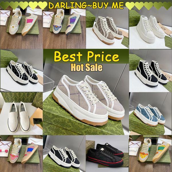 Scarpe da tennis casual designer di lusso da donna scarpa verde da uomo in cotone sneakers classico femmina 2024 miglior prezzo miglior miglior quotidiano comodo tessuto vintage alla moda vintage