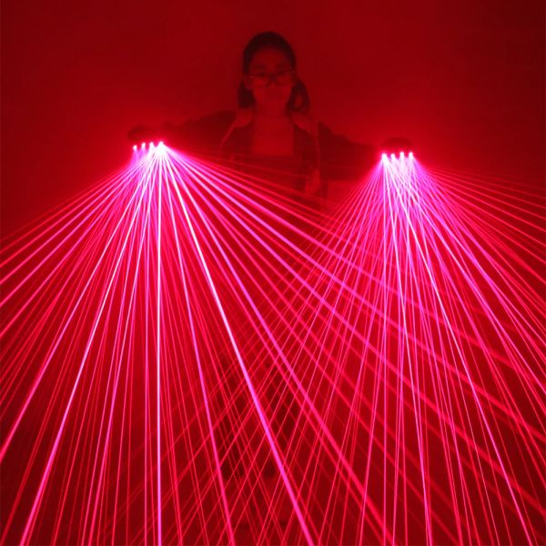 Guanti 2 in 1 guanti laser rossi multiline