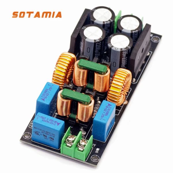 Amplificatore sotamia amplificatore filtro di potenza audio 4A 10A 20A 20A AC Alimentazione DC Filtro EMI Electromagnetic Interference Modalità differenziale