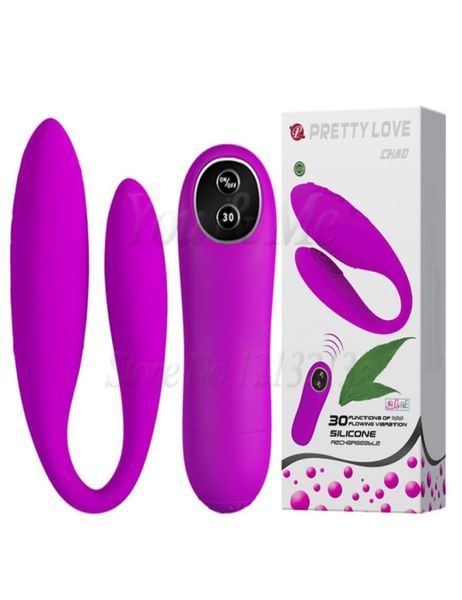 Pretty Love Recarge 30 velocità Silicone Wireless Remote Control Vibrator Design Atmosfera 4 Prodotti di sesso per giocattoli per sesso per adulti per coppie Y1730393