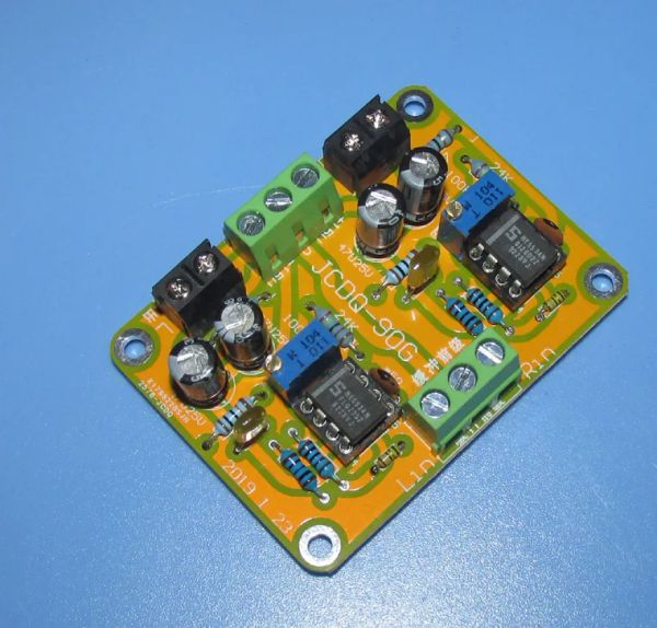 Zubehör HiFi NE5534 DC Buffer Stereo Opamp Vorverstärker Vorverstärker -Board -Unterstützung OPA627 AD847 AD797 OPA637 Single -Op -Amp -Modul Neu