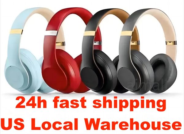 ST3.0 Wireless Headphones Stereo Beat Head Phones Bluetooth Headsets Bluetooth Lokal Warehouse Earphone Rausch -Stornierung Headset Mic Gamer Folding Motion Aimall