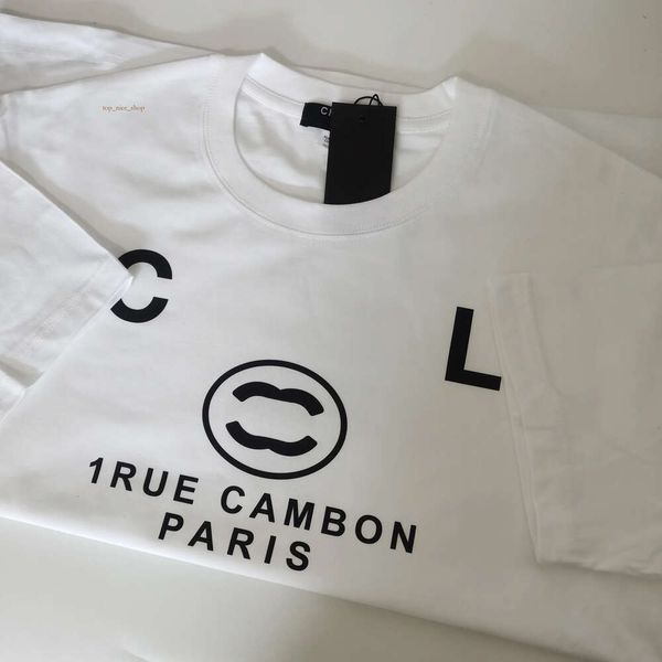 Chanelshirt France Designer Fashion Tirm camise