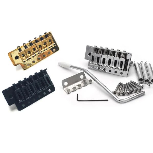 Accessoires Guitar Bridge Guitar Bridge 2 Punkt Tremolo Bridge Gold Gitarrens Partsbridge für E -Gitarrenstratocaster