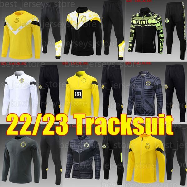 22 23 Haaland Dortmund Survetement Soccer Tracksuits Training Anzug Jogging Reus Neongelb Bellingham Hummels Brandt Reyna Brandt Jackets 2902