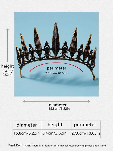 Hochzeitshaarschmuck Itacazzo Braut Kopfbedeckung handgefertigte Perlenkronenklassiker Tiras geeignet für Hochzeits- oder Geburtstagsfeiern Frauen geeignet