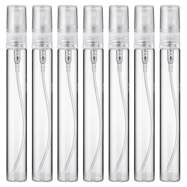 Speicherflaschen 8pcs/Los 10 ml Parfümflasche tragbares Glas nachfüllbarer Spray -Atomizer -Behälter Frauen Pumpe Travel