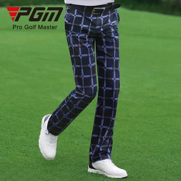 Calças masculinas PGM Mens Sports and Leisure Plain Weave calças masculinas são elásticas à prova d'água e tecido de secagem rápida com calças respiráveis ​​na cintura Y240506
