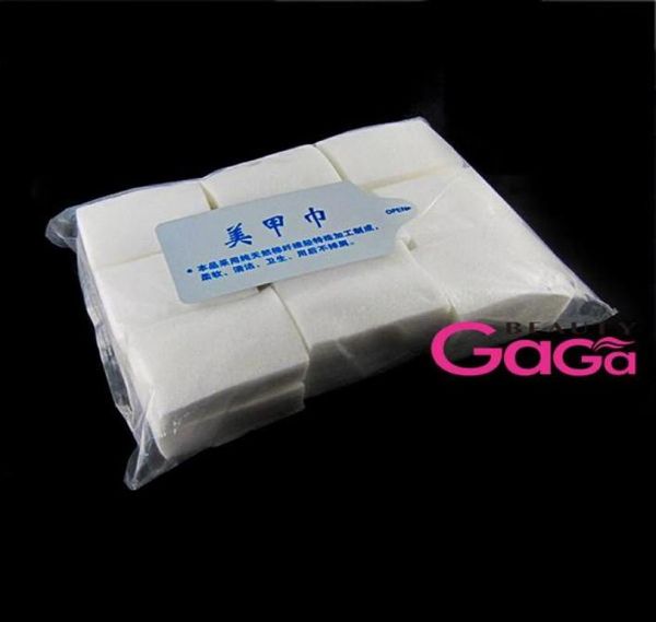 100 900pcs Professional Lint Nail Swipes Soft Nail Cotton Wipe Pad Drop 5Bagslot8049367