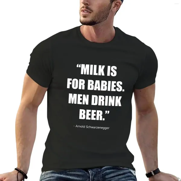 Die Polosmilch für Männer ist für Babys.T-Shirt Customized T-Shirts Kurzarm T-Shirt Hemd Mann ein Junge Männer