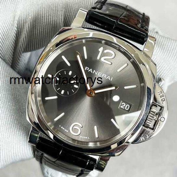 Orologio da polso per immersioni PANERAI SWISS MECCANICO SWISS SWISS SCADIALE DATA ACCIAIO DEATTO IN ASTRADA IN ASTRADA LUMINUNO LUMINE LEISURE SPORT SPORT LUMINOR BLACK DEST PAM01247 (44 mm)