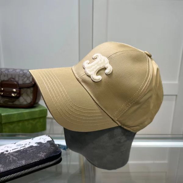 Luxus Designer Cap Ball Cap Yoga Baseball Hut Mode Sommer Frauen vielseitig große Celins Kopf Surround Show Gesicht kleiner Sonnenvisor Hut tragen Entenzunge Hut für Reisen