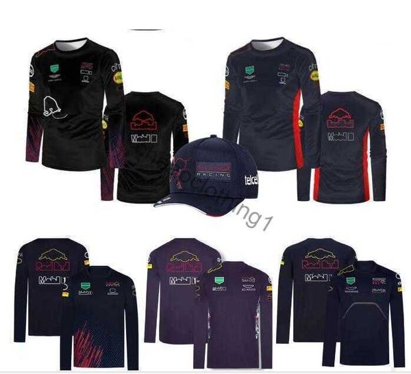 Cycle Racing Clothes F1 Formel 1 T-Shirt Sommer langärmeliges Hemd mit dem gleichen Give-Hut num 1 11 Logo