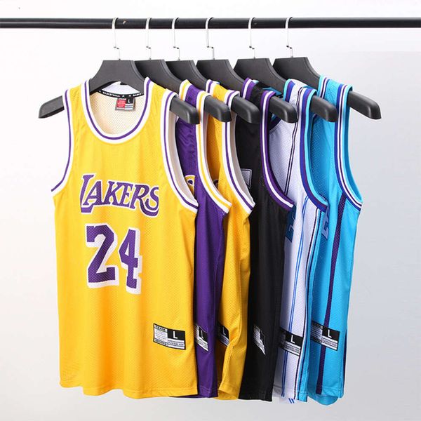 Basketball -Trikot -Hundeträger American Mesh 24 Jersey Everson 3 James Street Hip Hop Tan Top für Männer