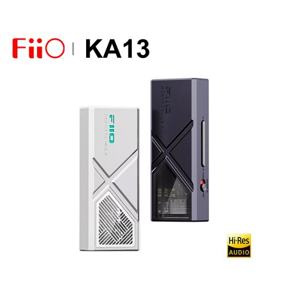 Amplificatore FIIO KA13 USB DAC AMP Mini Mini Desktop Affari Amplificatore CS43131 SGM8262 CHIPS HIRES AUDIO 3,5+4,4 mm 550MW