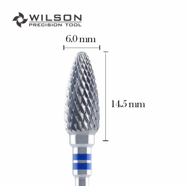 Bits forme di proiettile ISO 272 060 PERSONA MANUATA SINISTRA Usa HP Wilson Tungsten Carbide BURS 5005350