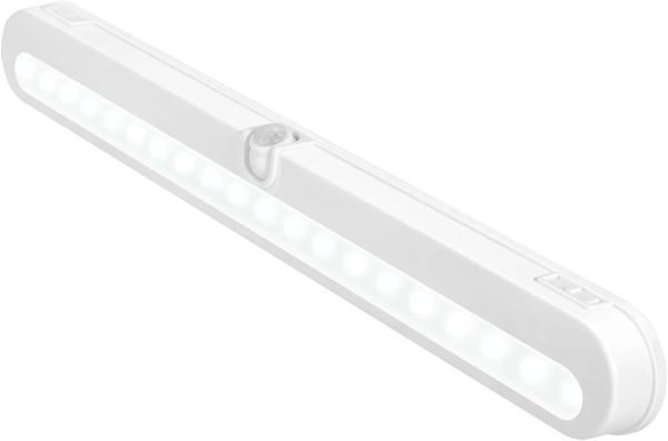 Luce armadio a LED, super luminosa 20 LED sotto l'illuminazione dell'armadio a batteria LL