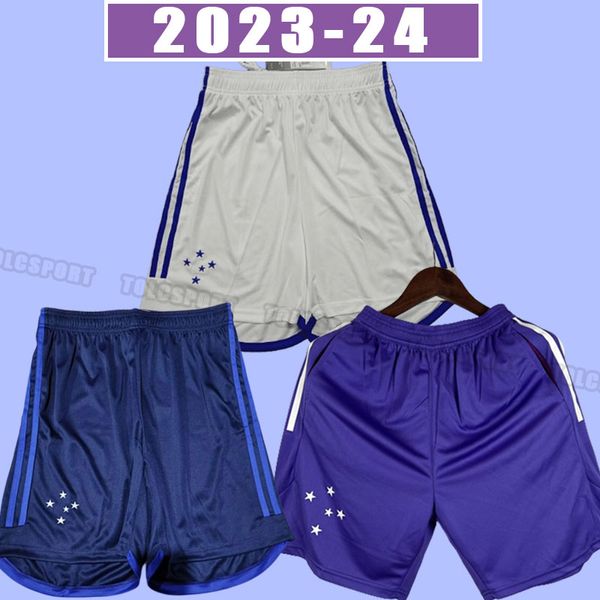 23 24 Cruzeiro EC Soccer Shorts R.Sobis Airton M.Moreno Pottker 2024 2025 Calças de futebol em casa camisas de treinamento para adultos