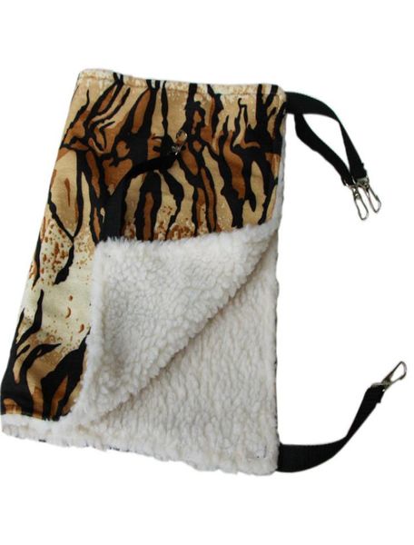 Tappetino da gatto a sospensione calda morbida gale di gatto gambo inverno goccio di gabbia per gabbia cover cuscinetto forniture per animali domestici a doppio lato usate nido di gatto 6404936