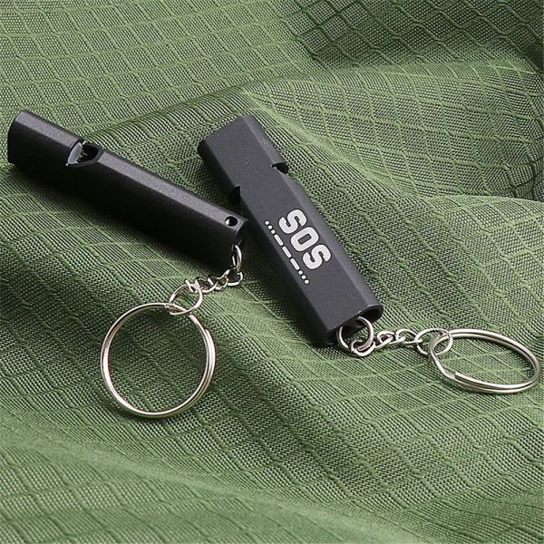 Gadget esterni 1/2pcs Sopravvivenza della camma Frequenza fischio di fischietto mtifunzionale Strumento EDC portatile SOS ESOS Emergenza Gocce di consegna Sports Ou Ot9er