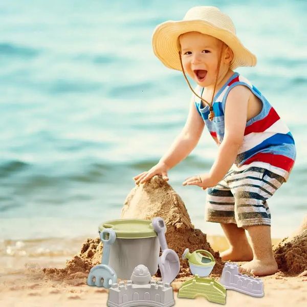 Пляжная игрушка туристы пляжные игрушки/8 % детских игр и игр на пляже Water Fun Модель ковша лопата Childrens Beach Tools 240424