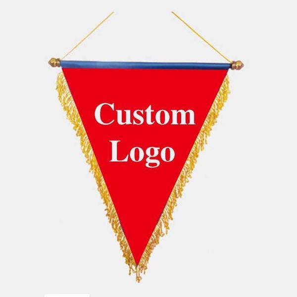 Banner Flags Custom Flag Banner Custom Square Futbol Takımı Özelleştirilmiş Bayrak Flama Asılı Onur