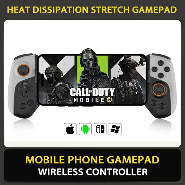 MICE Mobiltelefon Stretching Game Controller Wireles Bluetooth PC Tablet für Switch/iPhone/Android Dual Hall Somatosensory Controller