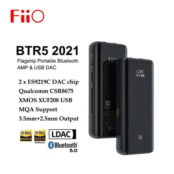 Amplifikatör FIIO BTR5 BTR15 Audio Hifi Kulaklık Amplifikatörü USB DAC MQA Bluetooth Alıcı Amp