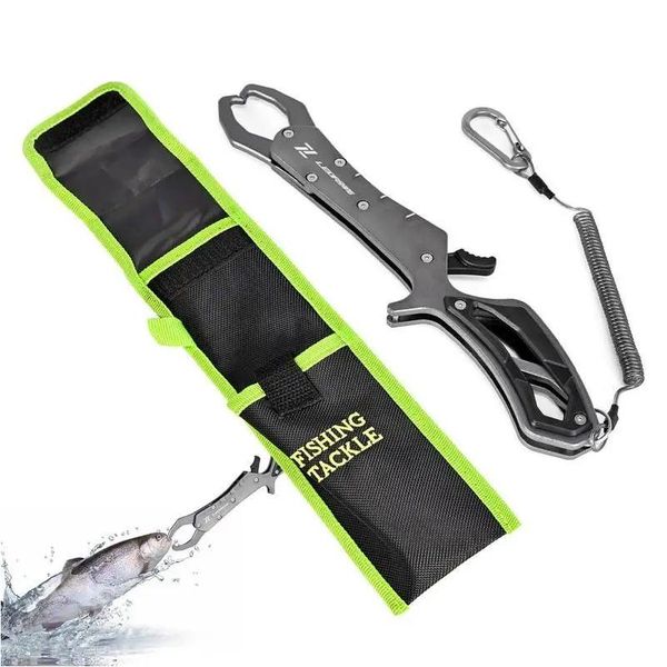 Balıkçılık Aksesuar Araçları Yayın Balıkları Ağız Plakaları Tuzlu Su Dudak Kavrama Aracı Katlanabilir Kontrolör Tutucu Balık Tutucu Grabber Lanyards Damla OTJSN