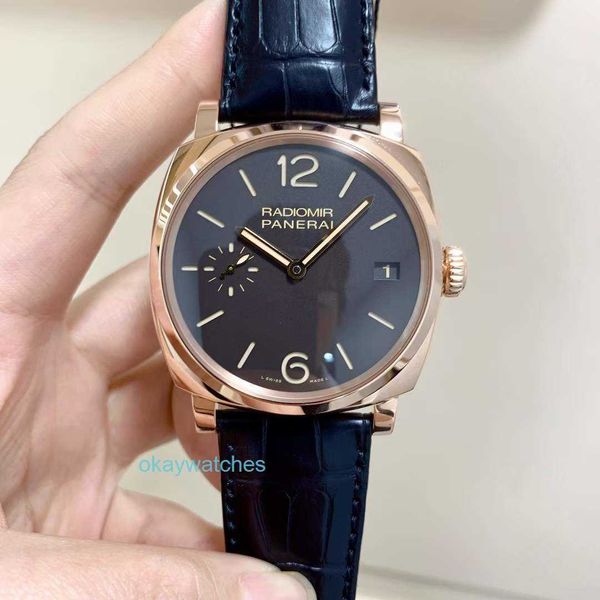 Мода Luxury Penarrei Watch Designer A 40 скидка Новый Rademir PAM00515 Ручные механические мужские часы 47 мм