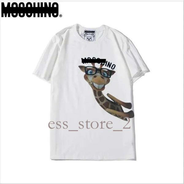 Moschinno Camisa 24SS Designer de alta qualidade Mos chino de camiseta de luxo Marca de camisa Camise