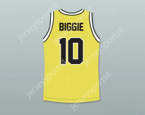 Custom Nay Mens Youth/Kids Biggie Smalls 10 Bad Boy Basketball Jersey con patch top top cucito S-6xl